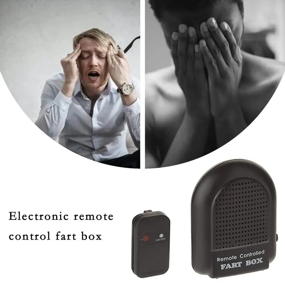 

Funny Tricky Toys Remote Control Fart Box Electronic Magnetic Simulated Farting Sounds Bomb Bags Farting Machine Party Prank Toy