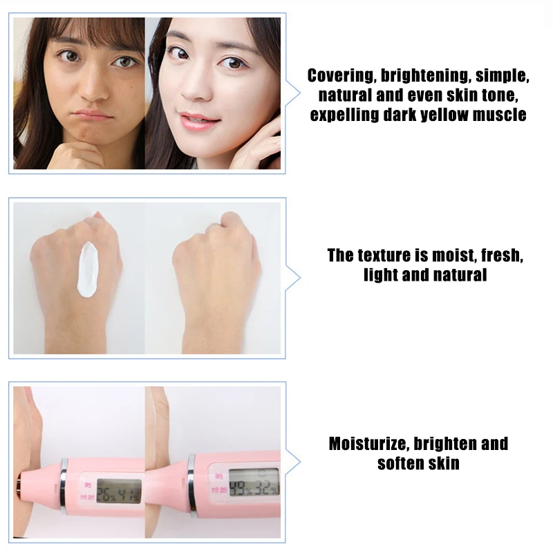 

Brightening Cream Concealer Moisturizing Waterproof Cream Nourishing Skin Care Cream STTX889