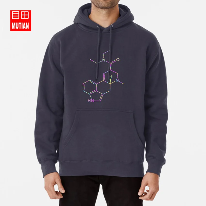 LSD молекула(психоделическая) толстовки LSD лизергической кислоты диэтиламид лекарств молекулы поездки психоделическая кислота