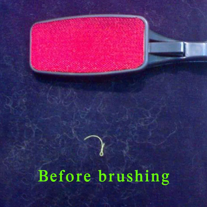 

1Pcs ABS Plastic/Lint Dry Cleaning Brushes Black Red Rotatable Multi Purpose Hair Removal Brush for Clothes Dust Removal Tools