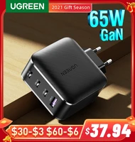 ugreen pd65w gan charger for tablet quick 3 0 4 0 scp charger for huawei usb c charge for xiaomi notebook power adapter charger