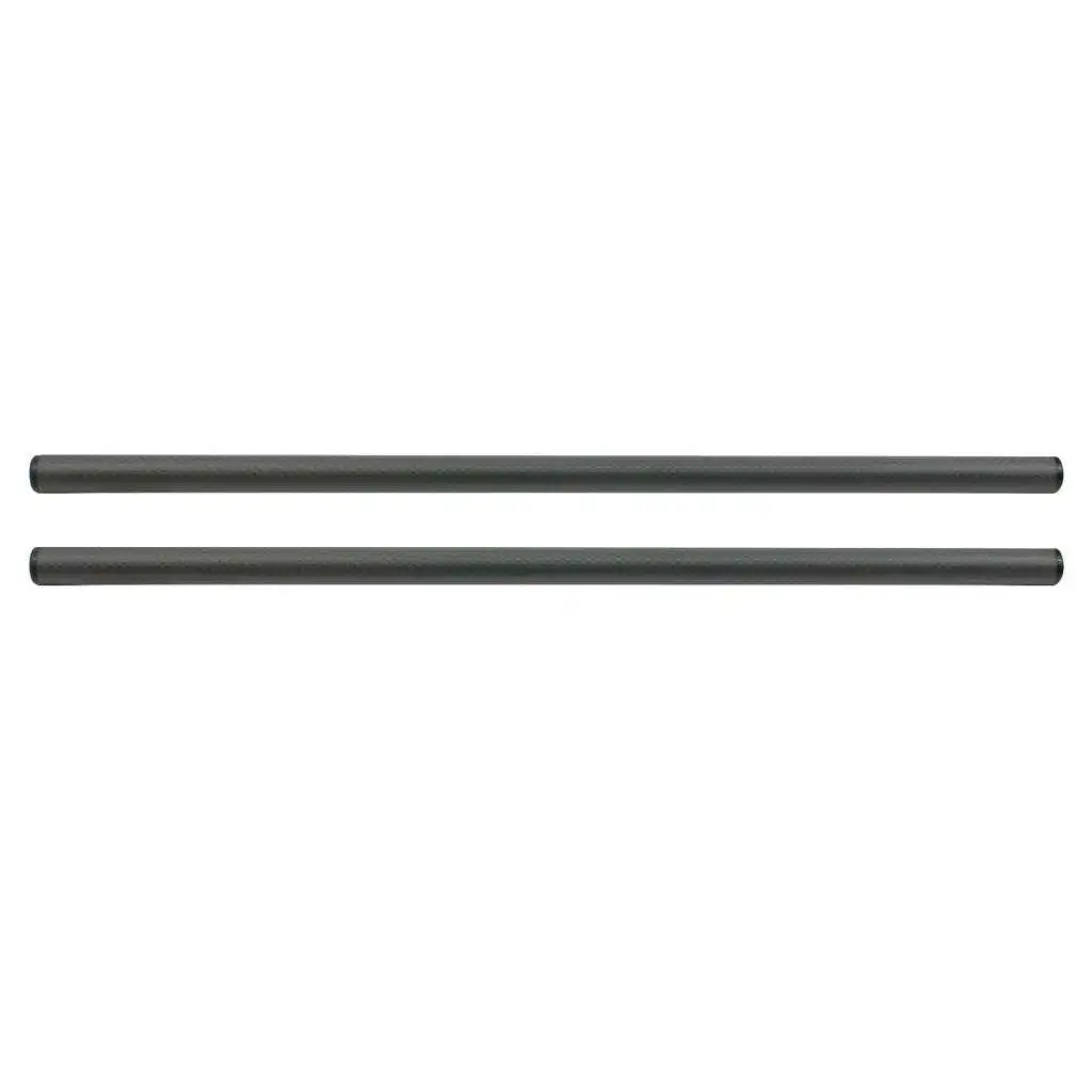 

2 Pieces 15mm Carbon Fiber Rods (16 Inch) for 15mm Rail Support System, LCD Light, Follow Focus, Matte Box (Black)