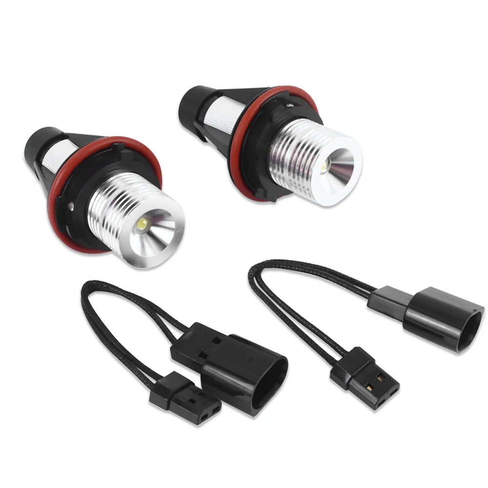 6500k Eye Of Angel Halo Ring Car Headlight High Power Modified Lamp LED Fog Light for BMW E39 E60 E63 E64 X5 | Автомобили и