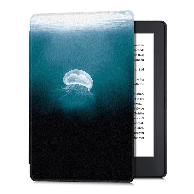 Jellyfish BOZHUORUI чехол для 6," Kobo Aura H2O Edition 2 электронные книги ридер-Модный Цветной Магнитный смарт-чехол с автоматическим выключением/пробуждением - Цвет: Jellyfish