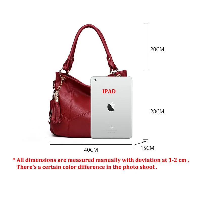 Модная большая сумка тоут через плечо женские кожаные сумочки формата А4 большие