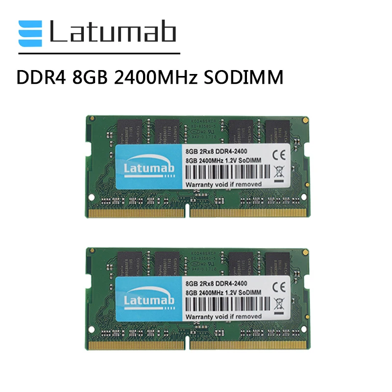 Память Latumab для ноутбука DDR4 8 ГБ 16 32 2400 МГц 1 2 контактов|Оперативная память| |