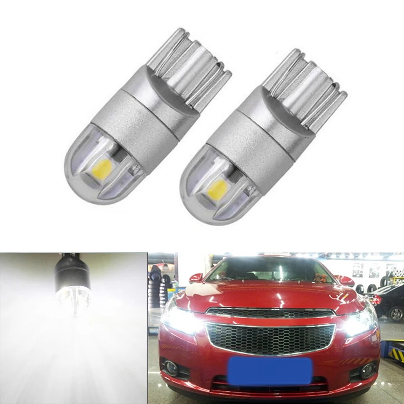 2X T10 3030SMD LED Error Free Eyebrow Eyelid Light Bulb For Chevrolet Cruze Aveo Captiva Lacetti Sail Sonic Camaro | Автомобили и
