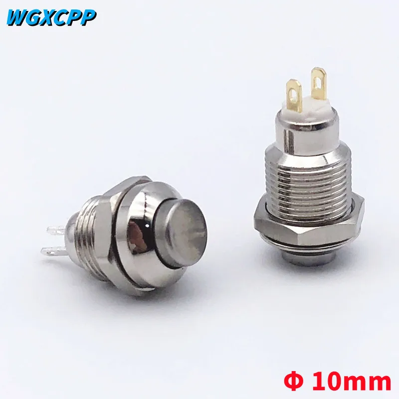 1 шт. 10 мм Панельное отверстие Мини Круглая мгновенная/блокировка металлический