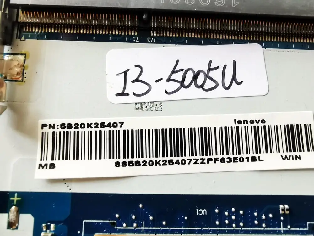 Оригинальная материнская плата для ноутбука Lenovo 100 15IBD модель I3 5005U CG410 CG510 NM A681 PN