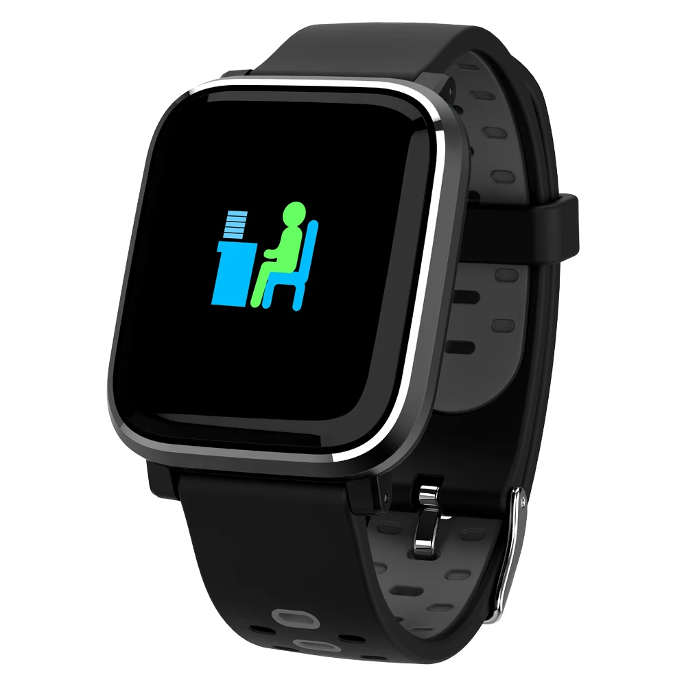 Q58 умный браслет для мужчин и женщин 3D UI цветной экран измерение кровяного