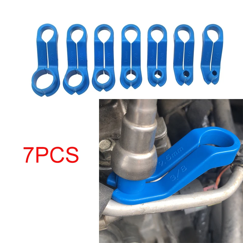 

7 шт. переменного тока/топливная линия Угловой Инструмент для отсоединения комплект кондиционерная труба зажим инструмент для разборки