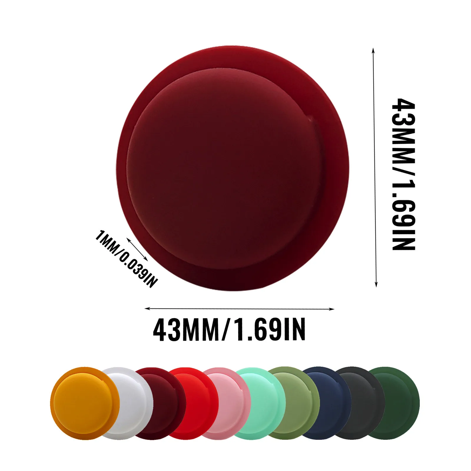 

NSSD For Apple Airtag Case Silica Gel Luxury Protective Cover For Airtags 1pc Protective Case For Airtags DROPSHIPPING