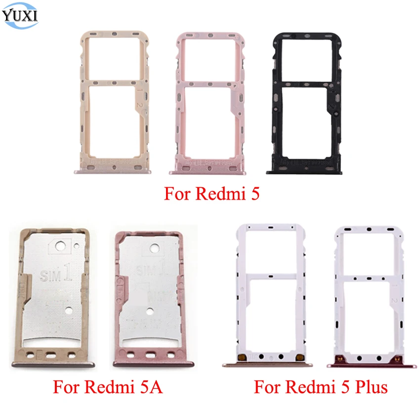 YuXi держатель для sim карт Micro SD слот адаптер Xiaomi Redmi 5 Plus 5A SIM / TF карт|Адаптеры карт| |