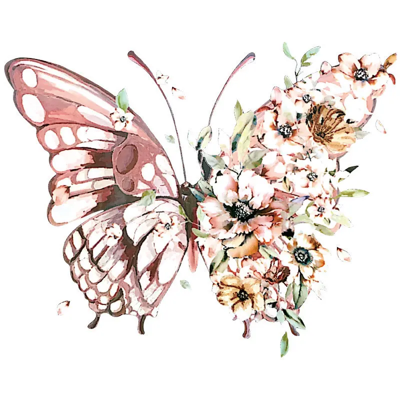 

Butterfly Patch Iron on Patches for Clothing Heat Transfer Sticker on Clothes Vinyl Applications DIY Appliques Thermal Press T