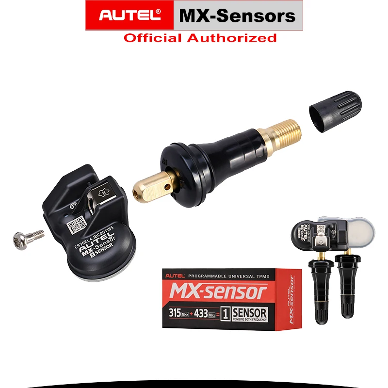 AUTEL mx-сенсор 2 в 1 433 и 315 МГц система контроля давления в шинах тестер считыватель OBD2 TPMS сканирующие диагностические инструменты