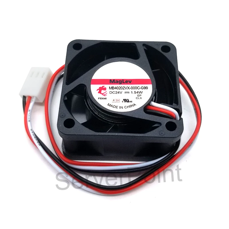 

Original For MB40202VX-000C-G99 DC 24V 1.54W 40x40x20mm 3-wire Server Square Cooling Fan