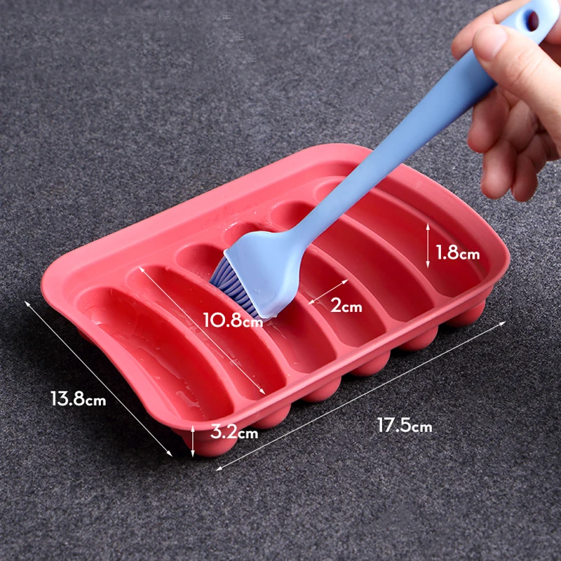 Силиконовая форма сделай сам для сосисок устройство приготовления мяса хот-дог