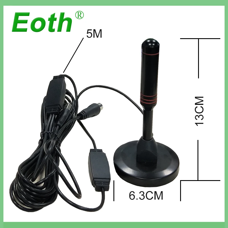 Цифровая ТВ антенна Fox HD для помещений телевизионная антена с DVB T T2 VHF UHF ISDB ATSC