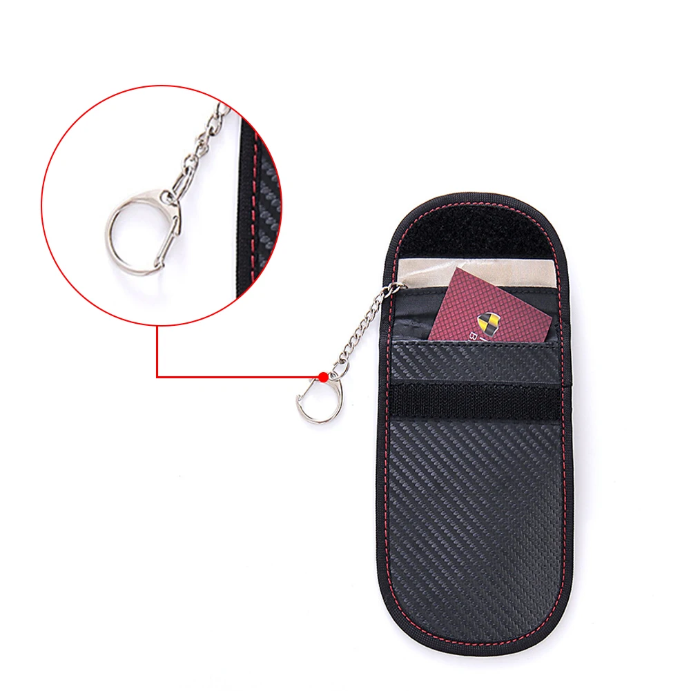 Чехол для ключа автомобиля блокирующий сигнал сумка Фарадея защита