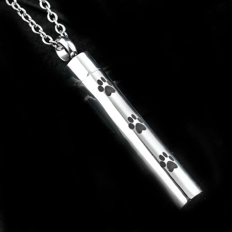 Титановая подвеска-урна для держатель праха на память похронный мемораал