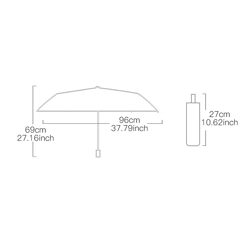 Снеговик ветростойкий складной зонтик от дождя для женщин портативный
