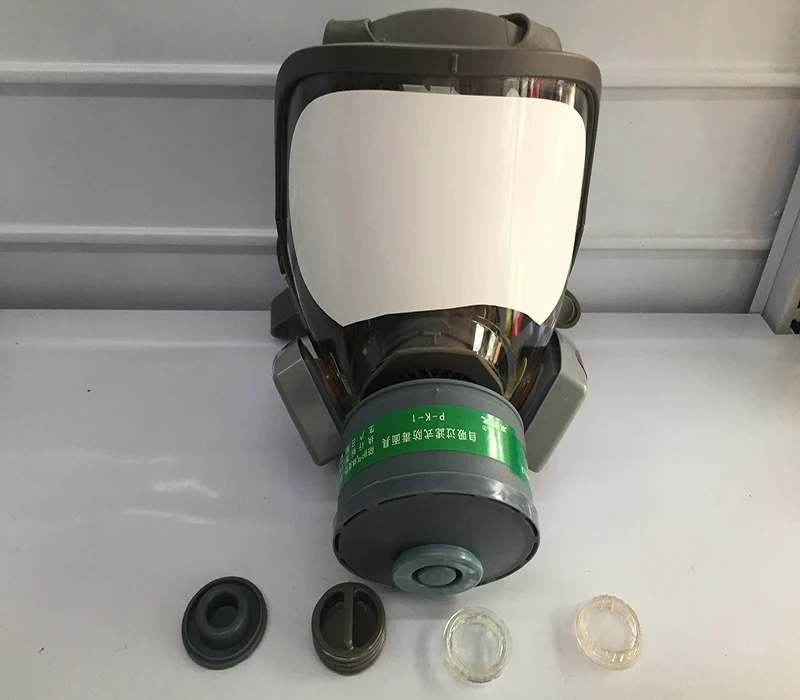 ZY 6800 Respirator gas mask 3 interface Multifunction Gas For Ammonia Integrated toxic dust Smoke Protective | Безопасность и