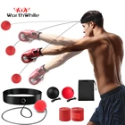 Боевой мяч WorthWhile для бокса, повязка на голову, для скорости тренировки, аксессуары для упражнений Муай Тай ММА