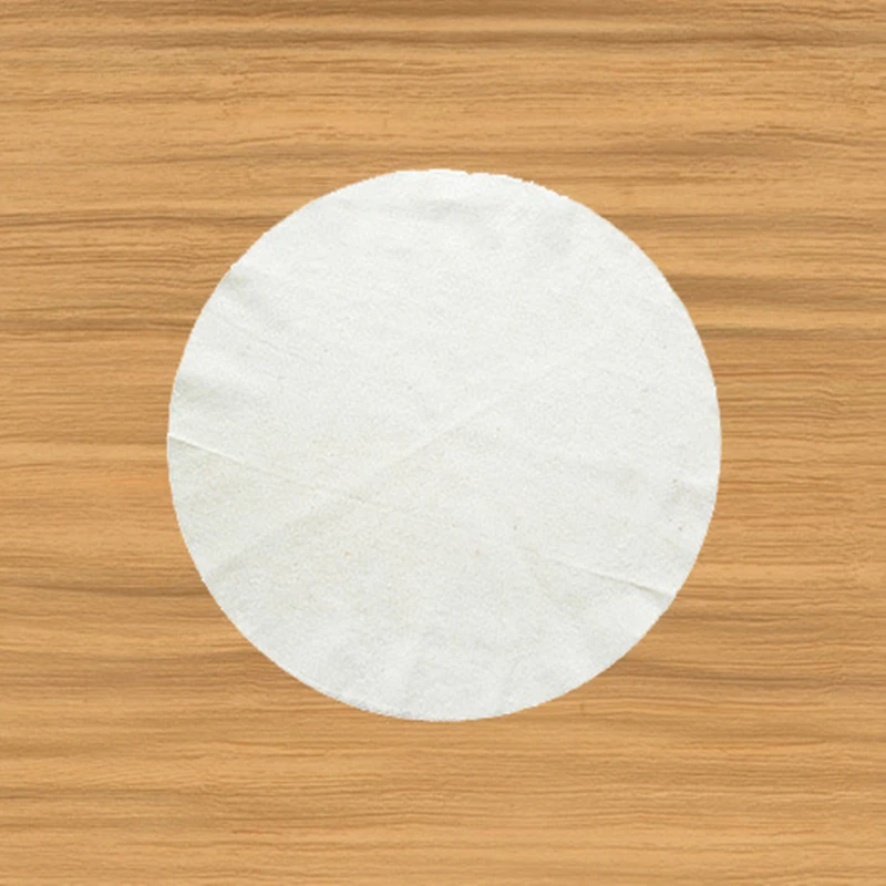 Круглый диаметр 50 см Многоразовые природный натуральный хлопок ткань для