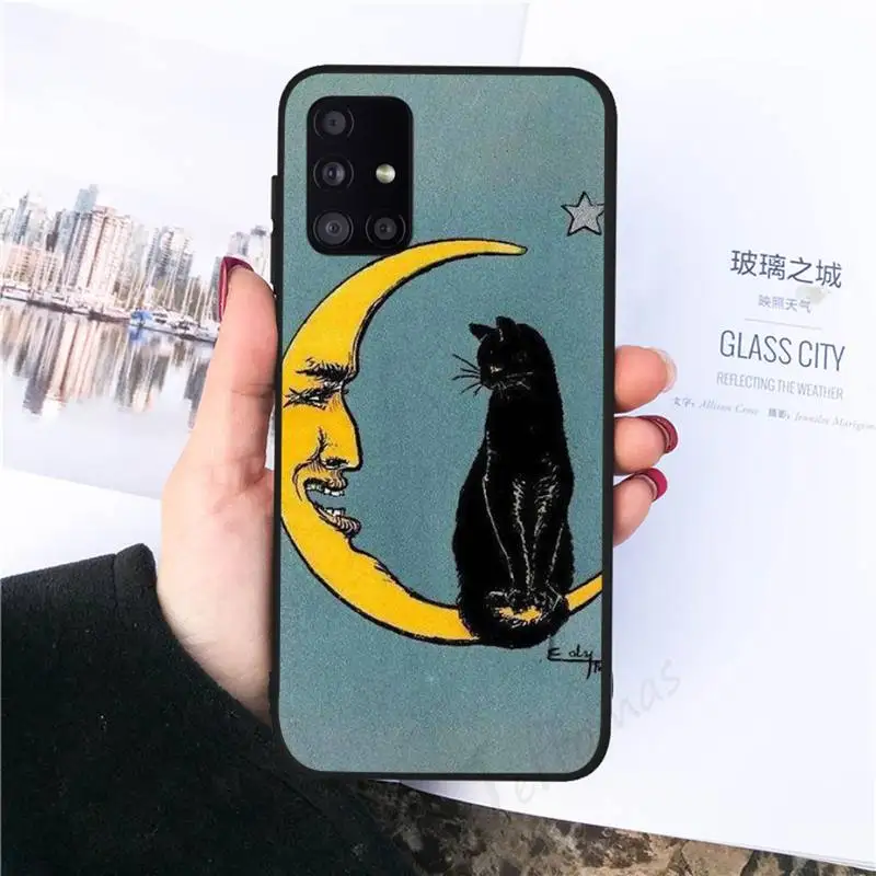 

Witches moon Tarot Mystery Phone Case for samsung galaxy s21 s20 fe s10 a51 a52 a71 a50 a12 a72 a21s a70 note 20 10 ultra plus