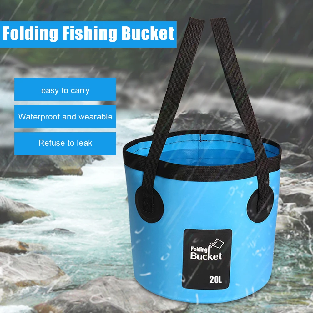 

Fishing Bucket Portable Folding Bucket Outdoor Convenient Fishing Box Outdoor Fishing Water Tank Camping Tools Outdoor Supplies
