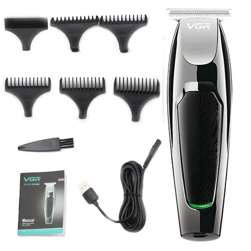 

Профессиональная машинка для стрижки волос, мужской парикмахерский аппарат для стрижки бороды, USB-зарядка, низкий уровень шума, для взрослы...