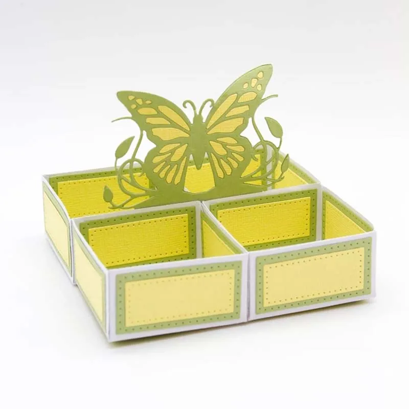 Дом коробка металла резки штампы высечки декоративная форма Скрапбукинг тиснение бумаги ремесло формы трафареты для резки