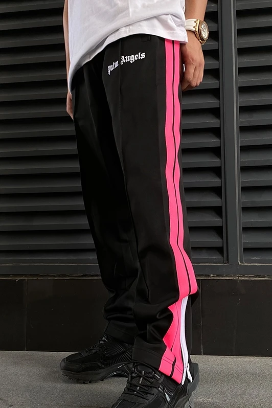 

Palm Angels side striped zipper casual straight men women high street fashion brand 786554874