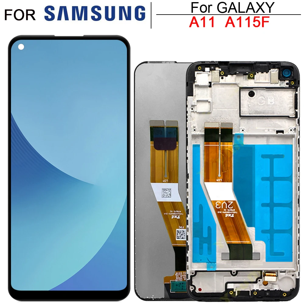 6 4 ''оригинальный A115 Lcd для Samsung Galaxy A11 LCD дисплей с сенсорным экраном в сборе A115F