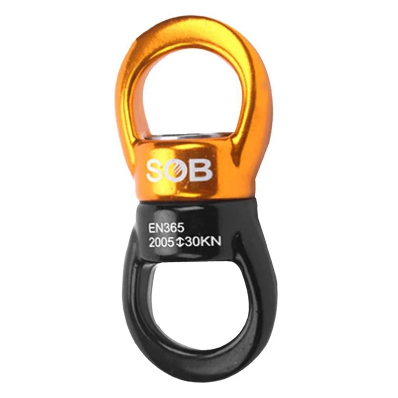 Скалолазание поворотный роторный крюк кольцевой разъем для альпинизма