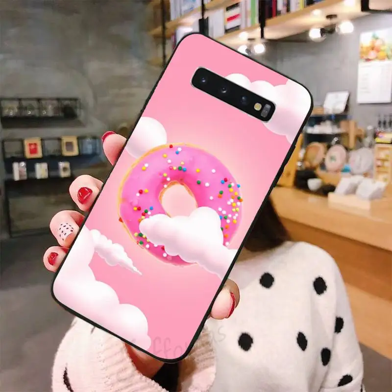 

Cookie ice cream Phone Case For Samsung A50 A51 A71 A20E A20S S10 S20 S21 S30 Plus ultra 5G M11 funda shell