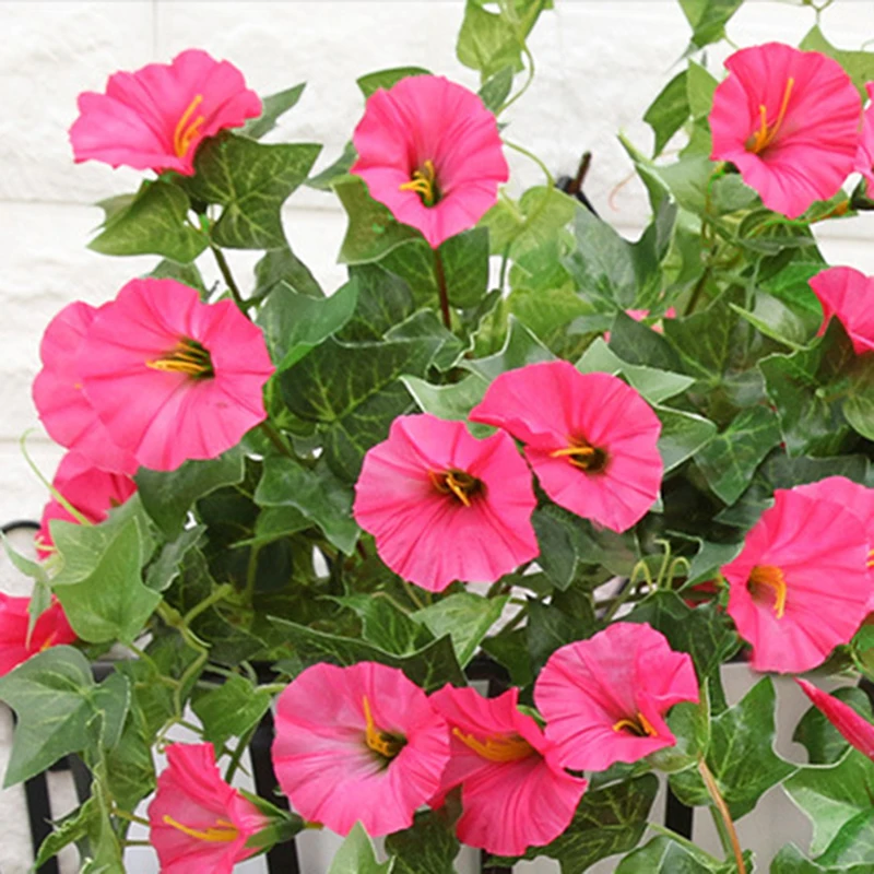 Искусственный шелк утренняя слава искусственный цветок 65 см высокое качество