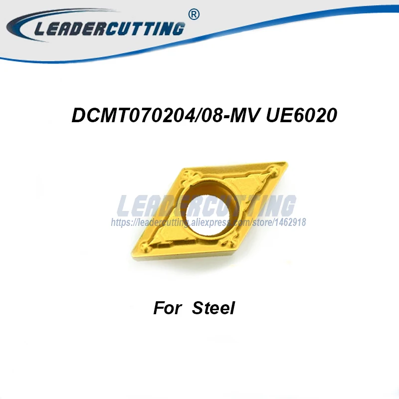 DCMT070204 DCMT070204-MV DCMT11T304/DCMT11T308 UE6020 * 10 шт. оригинальные карбидные вставки режущее