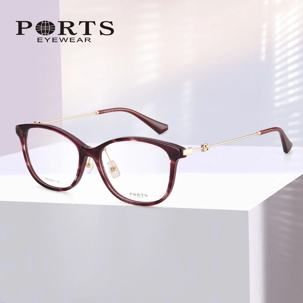 

Очки «кошачий глаз» женские, оптические аксессуары с оправой для прогрессивной близорукости, POF23001