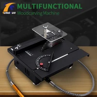 multi function wood carving machine table grinding tool cutting micro table saw beeswax woodworking polishing tool machine