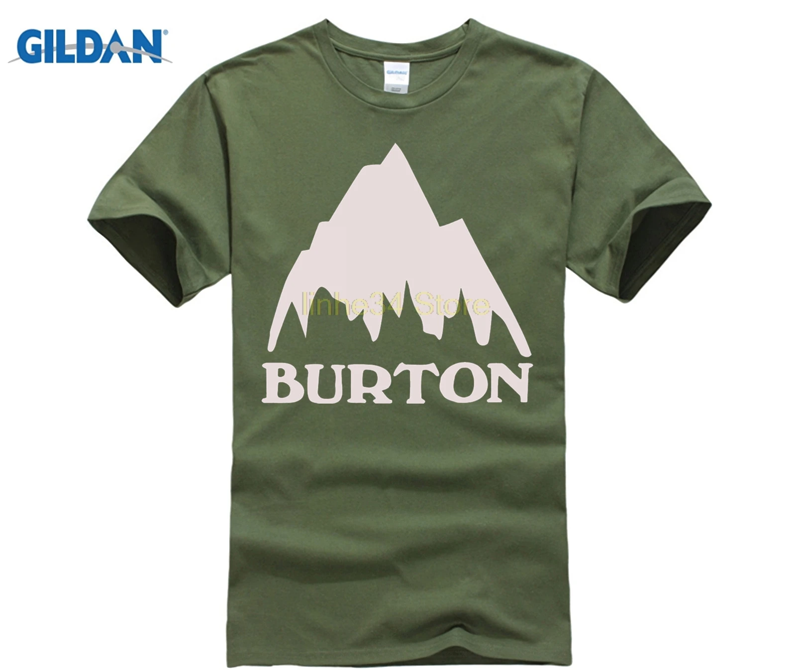 Футболка с надписью PHIKING Burton Snowboards| |
