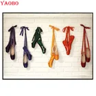 Балетки 3D полная полимерная квадратная вышивка алмазная живопись Круглая Мозаика Алмазная вышивка распродажа Стразы для украшения дома