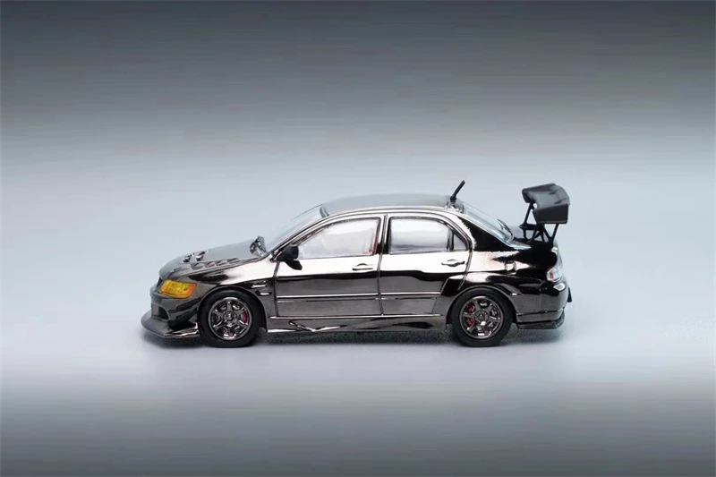 CM модель 1:64 Mitsubishi Lancer Evolution EVO IX Voltex Black Chorme литая автомобиля|Наземный транспорт| |