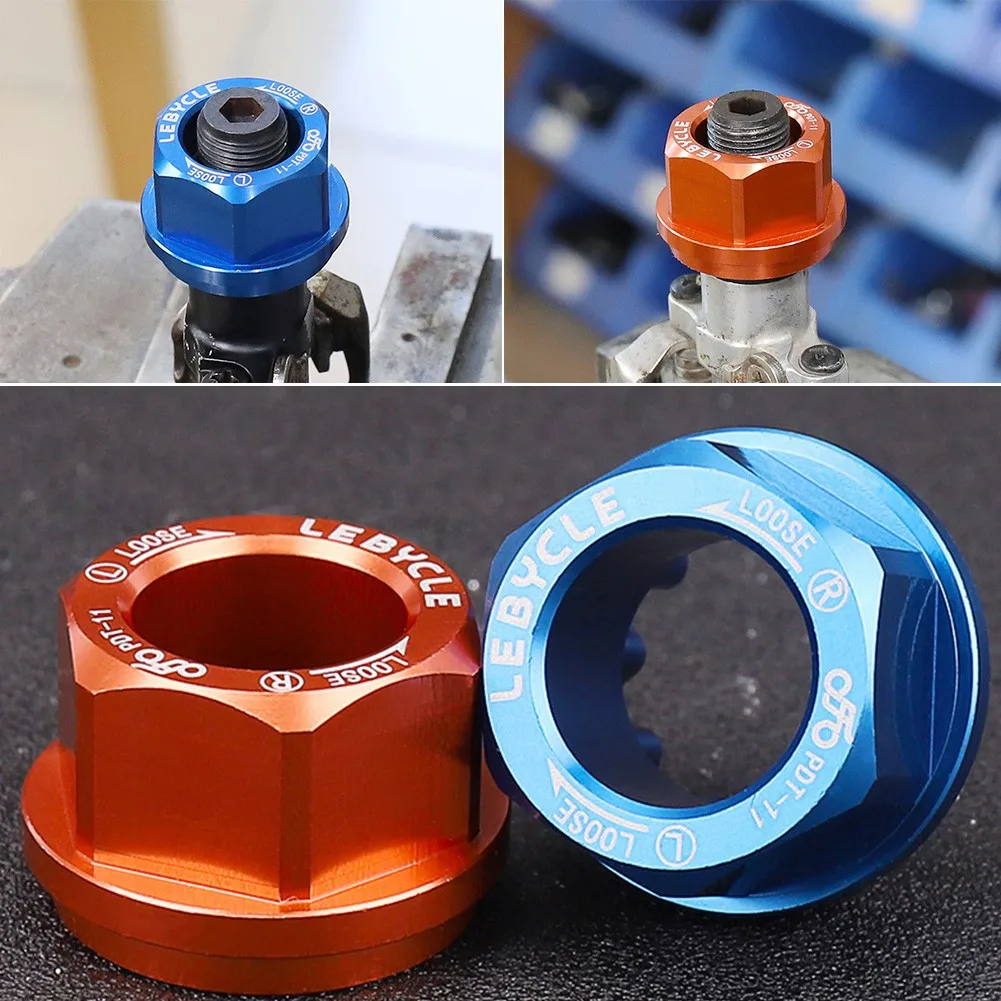 

Pedal Axle Spindle Removal Loosing Tool Lock Bolt Durable Aluminum Alloy Repair Tool For Shiman-o M520 M8040 M8140 M820 M828