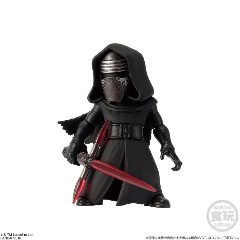 

4pcs/set Disney Star Wars Q Version Anime Figure Toy Model Kylo Ren Captain-Phasma Stormtrooper Figure Figma Kid Birthday Gift