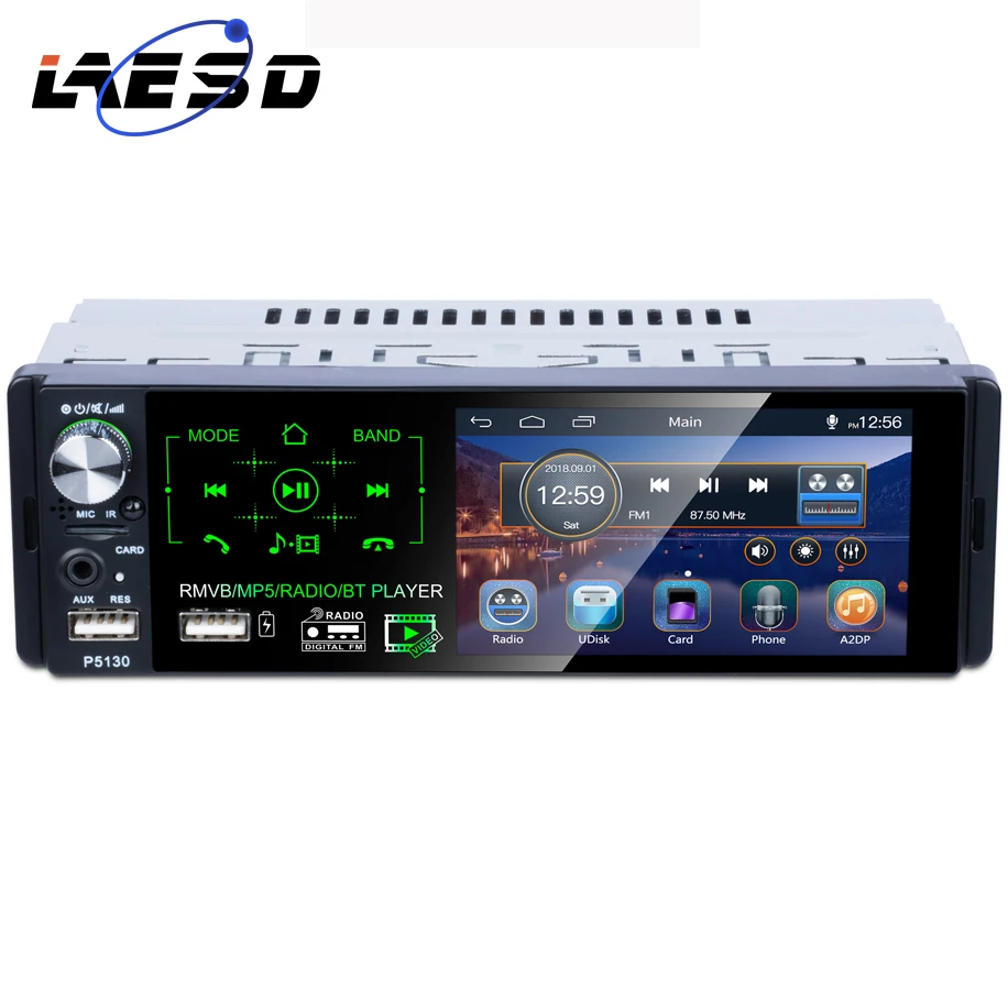 Bluetooth RMVB/MP5/Радио/BT плеер сенсорный экран 4 1 &quotAM FM 1din автомобильный радиоприемник
