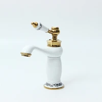 european style classic faucet bathroom sink faucets brass sink mixer tap hotel black faucet basin sink taps white water tap