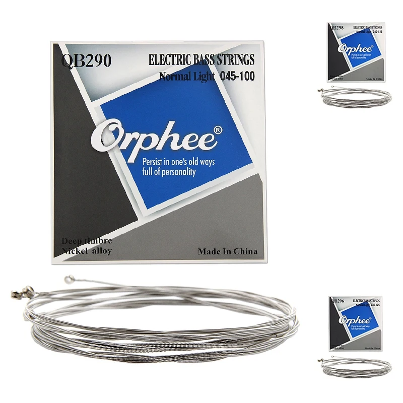 

Электроструны Orphee QB для бас-гитары, Ремонтный инструмент, металлические Струны для бас-гитары, аксессуары для струн