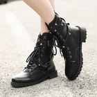 Женские ботильоны, осенне-зимняя обувь, мотоциклетные ботинки Martin, готическая обувь на платформе, уличная Женская обувь в стиле панк с пряжкой, высокие ботинки