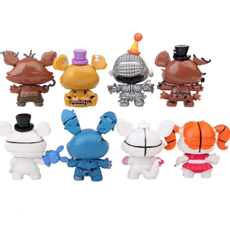 FNAF кошмар эннард цирк детские фигурки из игры Фредди ПВХ игровые Бонни Фокси Чика